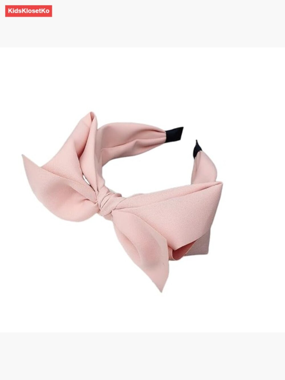 Knotted Bow Headband with Large Bowknot - Cute Top Knot Hair Hoop for Women